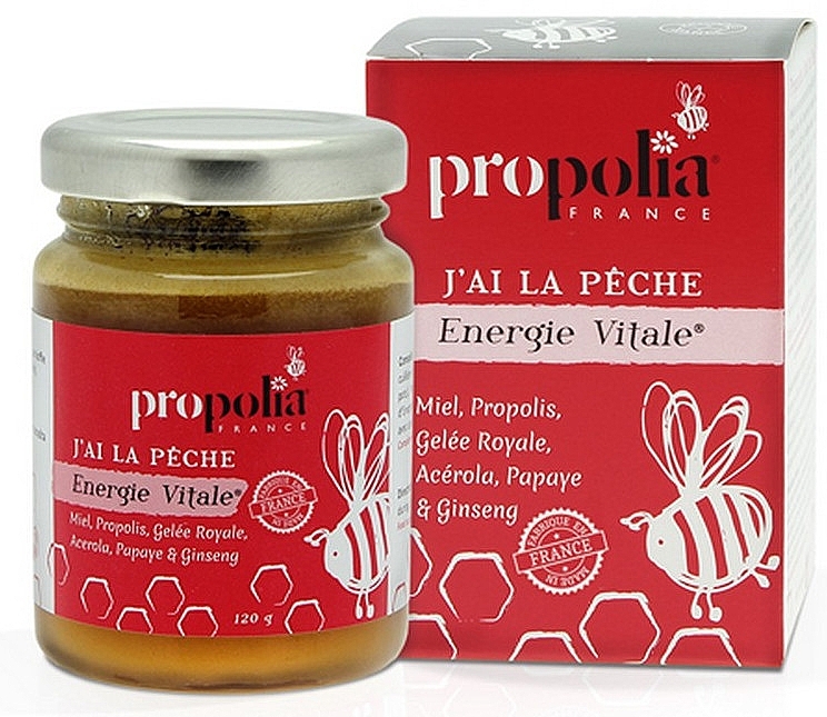 Body Strength Support Dietary Supplement - Propolia Vital Energy Propolis, Honey, Royal Jelly & Ginseng — photo N5