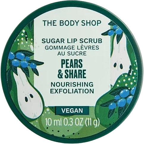 Pear Lip Scrub - The Body Shop Pears & Share Lip Scrub — photo N1