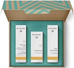 Fragrances, Perfumes, Cosmetics Set - Dr.Hauschka The Essentials Gift Set (f/cr/30ml + f/milk/30ml + toner/30ml)