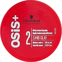 Fragrances, Perfumes, Cosmetics Modeling Clay-Paste - Schwarzkopf Professional Osis+ Texture Sand Clay