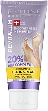 Fragrances, Perfumes, Cosmetics Exfoliating Foot Cream for Extra-Coarse Skin - Eveline Cosmetics Revitalum 20% AHA Complex