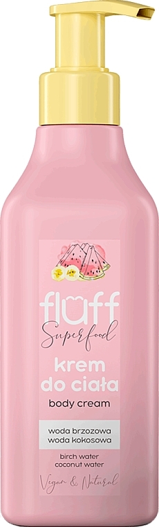 Banana and Watermelon Body Cream - Fluff Superfood Body Cream — photo N1