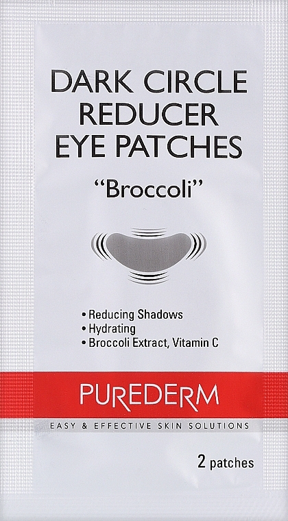 Broccoli Eye Patches - Purederm Dark Circle Reducer Eye Patches Broccoli — photo N3