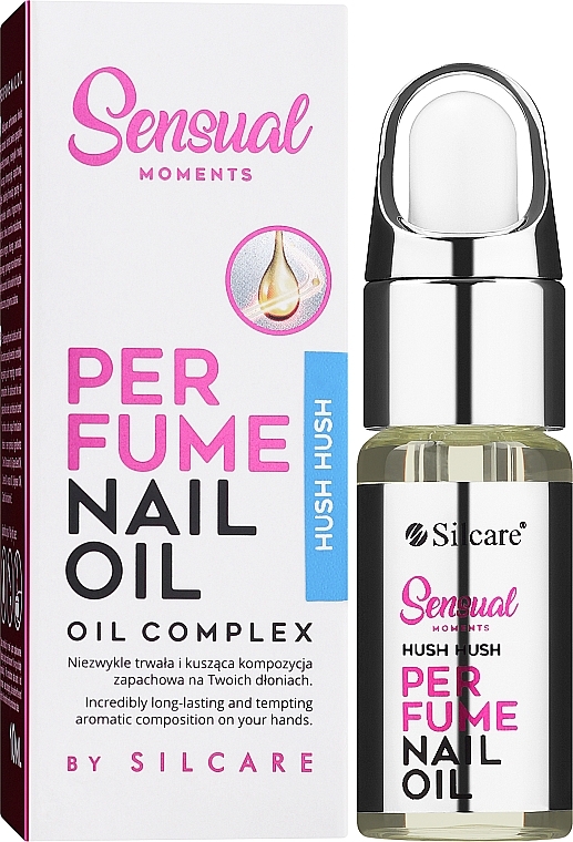 Scented Cuticle Oil - Silcare Sensual Moments Nail Oil Hush Hush — photo N5