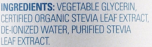 Liquid Sweetener 'Glycerite' - Now Foods Better Stevia Glycerite Liquid — photo N3