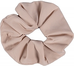 Scrunchies, 26515, 2 pcs, beige and pink - Top Choice Hair Bands — photo N3