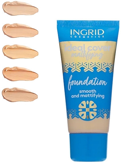 Mattifying Foundation - Ingrid Ideal Cover Mattifying Foundation — photo N7