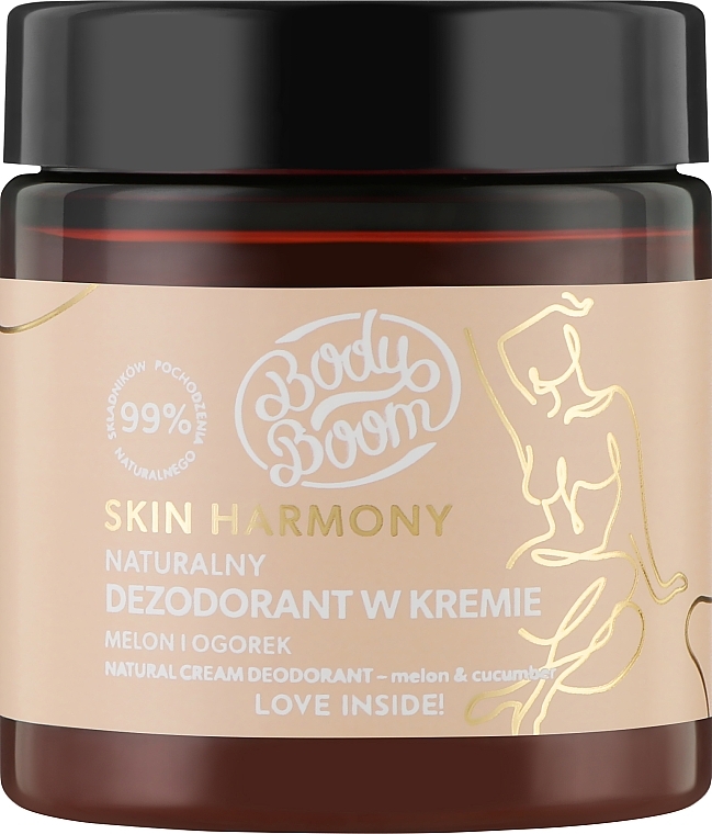 Cream Deodorant 'Melon/Cucumber' - BodyBoom Skin Harmony Natural Cream Deodorant — photo N2