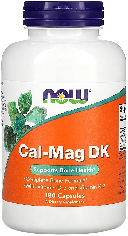 Calcium-Magnesium, 180 capsules - Now Foods Cal-Mag DK — photo N2