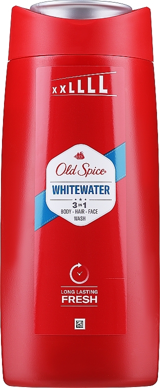 Shower Gel & Shampoo 3 in 1 - Old Spice Whitewater Shower Gel + Shampoo 3 in 1	 — photo N1