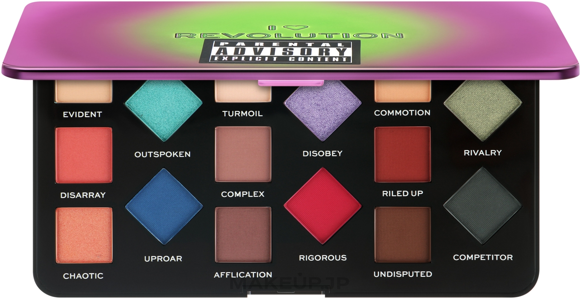 Eyeshadow Palette - I Heart Revolution Parental Advisory — photo 12 g