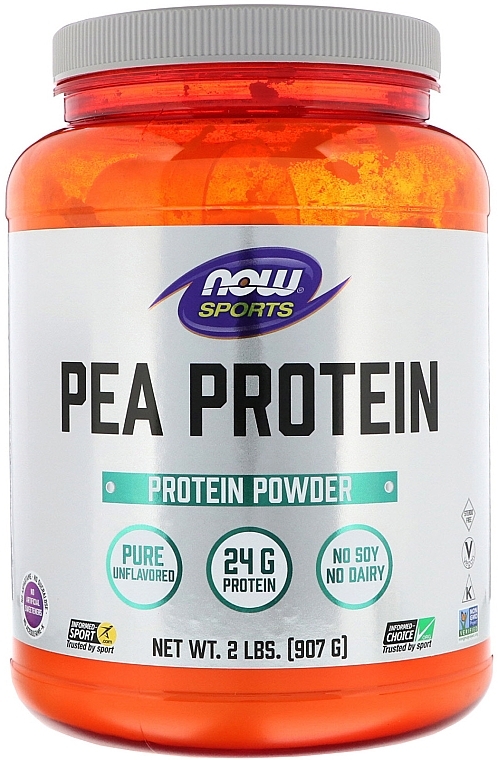 Pea Protein, unflavored - Now Foods Sports Pea Protein Unflavored — photo N1