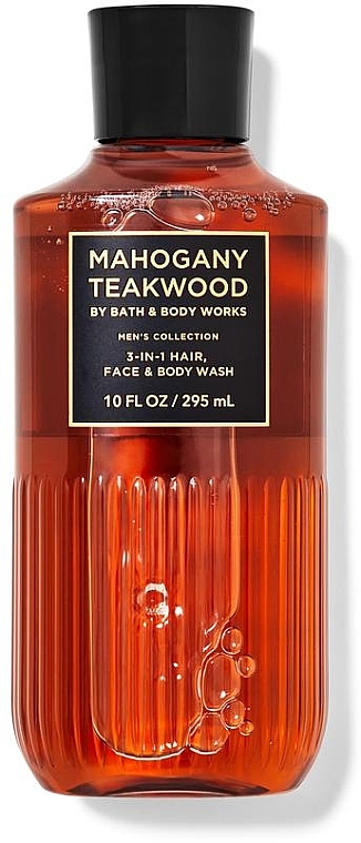 Bath & Body Works Mahogany Teakwood 3-in-1 Hair, Face & Body Wash - Body Wash — photo N1