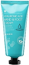Fragrances, Perfumes, Cosmetics Moisturizing Hyaluronic Acid Hand & Foot Cream - Mizon Hyaluronic Acid Hand & Foot Cream