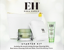 Set - Emma Hardie Starter Kit (f/balm/50ml + cloth/1pcs + f/cr/15ml + bag) — photo N1