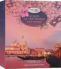 Fragrances, Perfumes, Cosmetics Set "Venice" - Marigold Natural Venice (sh/gel/250ml + b/lot/250ml)