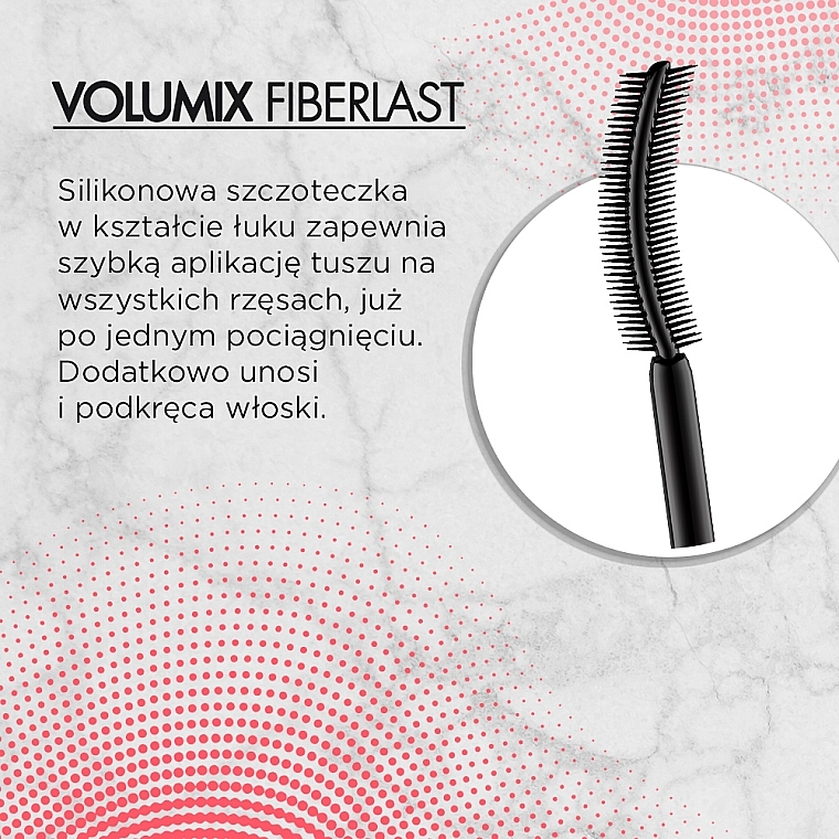 Mascara - Eveline Cosmetics Volumix Fiberlast Mascara  — photo N3