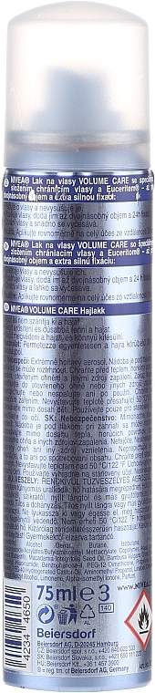 Hair Spray "Volume Care" with Keratin Protection - NIVEA Hair Care Volume Sensation Styling Spray — photo N21