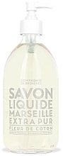 Fragrances, Perfumes, Cosmetics Liquid Soap - Compagnie De Provence Extra Pur Liquid Marseille Soap Cotton Flower