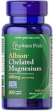 Magnesium Dietary Supplement - Puritan's Pride Albion Chelated Magnesium 400mg — photo N1