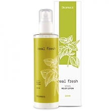 Fragrances, Perfumes, Cosmetics Refreshing Face Lotion with Plant Extracts - Deoproce Real Fresh Vegan Relief Lotion