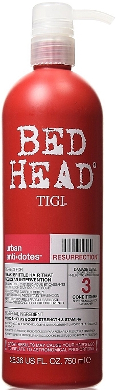 Repair Conditioner for Dry Brittle Hair - Tigi Bed Head Urban Antidotes Resurrection Conditioner — photo N4