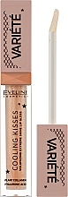 Lip Gloss with Cooling Effect - Eveline Cosmetics Variete Cooling Kisses  — photo N2