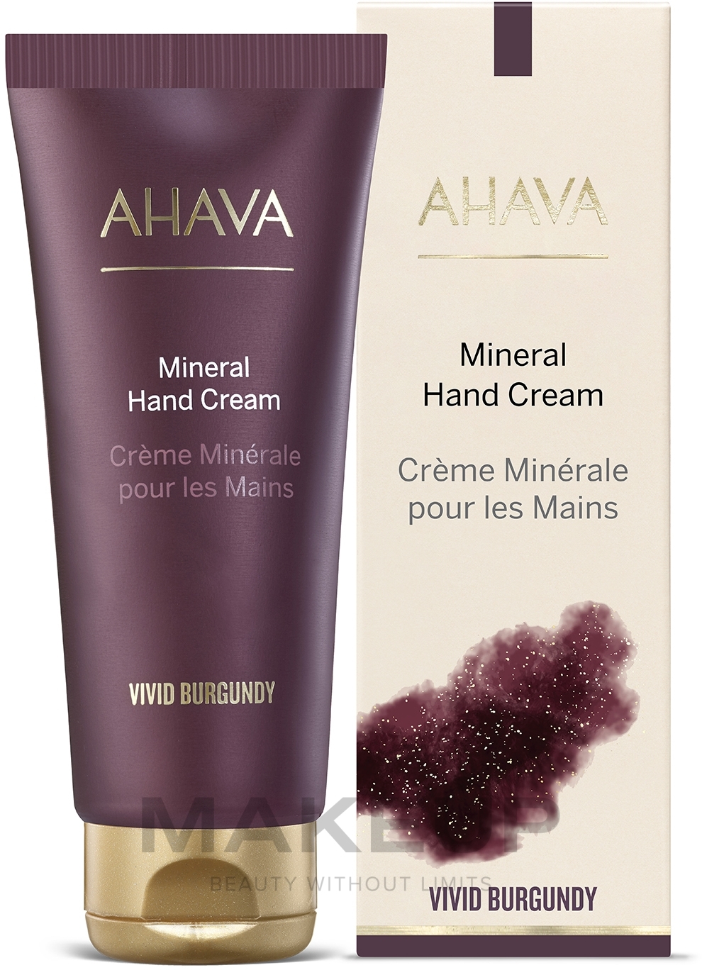 Hand Cream - Ahava Vivid Burgundy Mineral Hand Cream — photo 100 ml