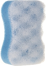 Bath Sponge "Motyl" 30406, blue - Top Choice — photo N1