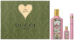 Gucci Flora Gorgeous Gardenia - Kit (edp/100ml+edp/5ml+edp/10ml) — photo N1