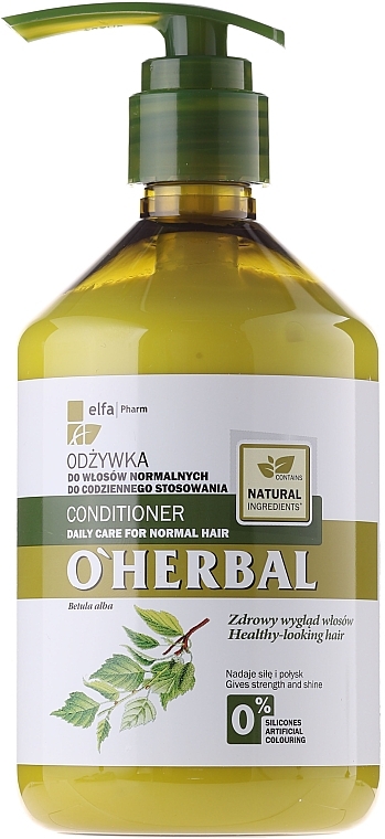 Daily Use Birch Extract Normal Hair Conditioner - O'Herbal — photo N6