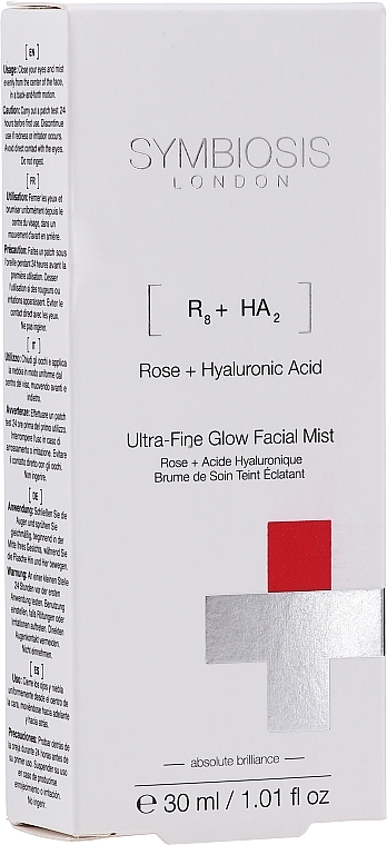 Facial Mist - Symbiosis London Rose + Hyaluronic Acid Ultra-Fine Glow Facial Mist — photo N6