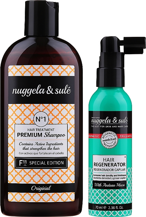 Set - Nuggela & Sule F11 Hair Growth Accelerating Treatment (shm/250ml + ser/70ml) — photo N8