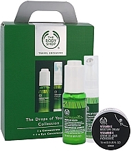 Fragrances, Perfumes, Cosmetics Set - The Body Shop Drops Of Youth Collection (conc/30ml + eye/ser/10ml + cr/15ml)