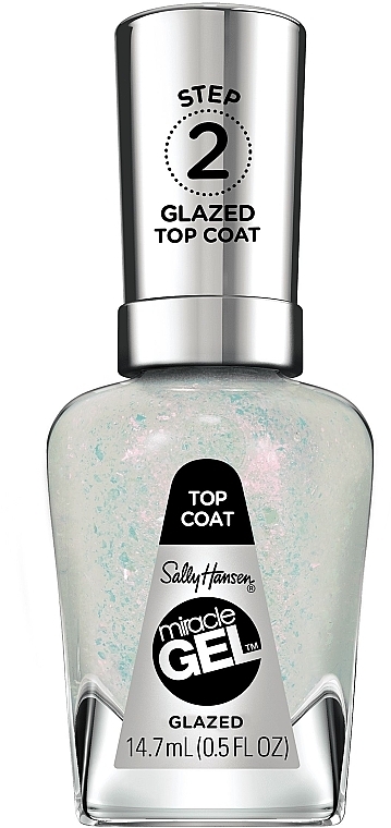 Shimmering Top Coat 'Glazed' - Sally Hansen Miracle Gel Top Coat — photo N1