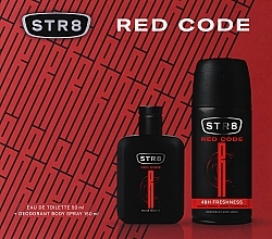 STR8 Red Code - Set (edt/50ml + deo/150ml) — photo N2
