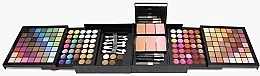 Fragrances, Perfumes, Cosmetics Professional Sliding Makeup Palette 6in1, 177 shades - King Rose