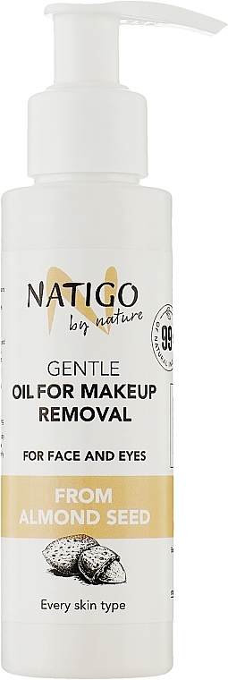 Face & Eye Gentle Makeup Remover Oil - Natigo Gentle Oil For Makeup Removal — photo N1