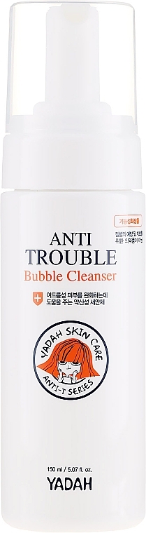 Cleansing Face Foam - Yadah Anti-Trouble Bubble Cleanser — photo N3