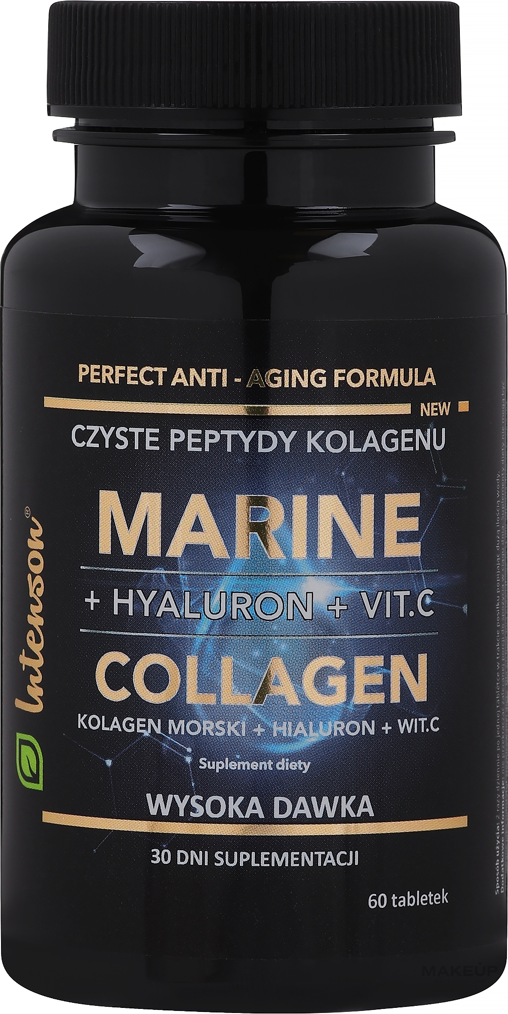 Dietary Supplement 'Marine Collagen + Hyaluron + Vitamin C' - Intenson Marine Collagen — photo 60 szt.