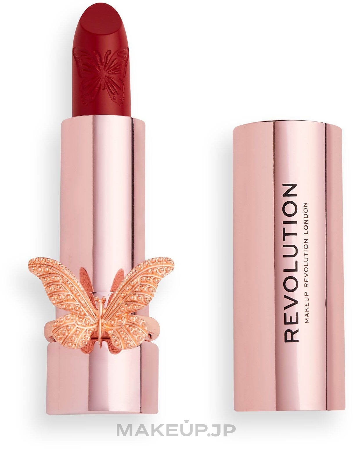 Lipstick - Makeup Revolution Precious Glamour Butterfly Velvet Lipstick — photo So Hollywood