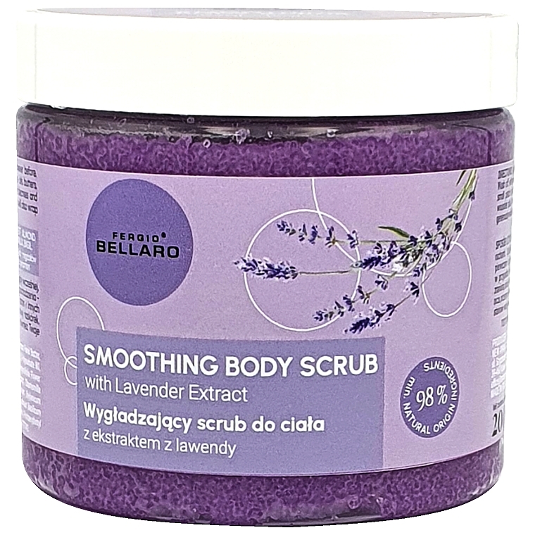 Smoothing Body Scrub with Lavender Extract - Fergio Bellaro Smoothing Body Scrub — photo N1