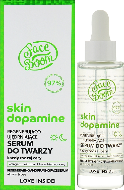 再生効果 ファーミング フェイスセラム - FaceBoom Skin Dopamine Regenerating And Firming Face Serum — photo N2