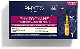 Fragrances, Perfumes, Cosmetics Anti Hair Loss Ampoule - Phyto Phytocyane Treatment
