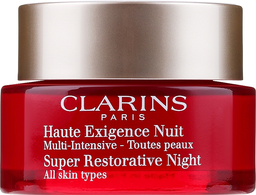 Restoring Night Cream for All Types of Skin - Clarins Super Restorative Night Cream All Skin Types  — photo N1