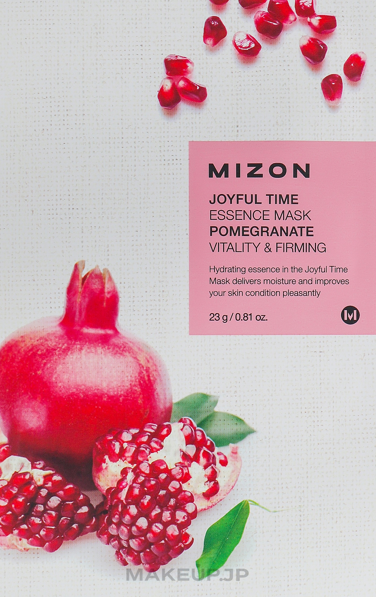 Pomegranate Sheet Mask - Mizon Joyful Time Essence Mask Pomegranate — photo 23 g