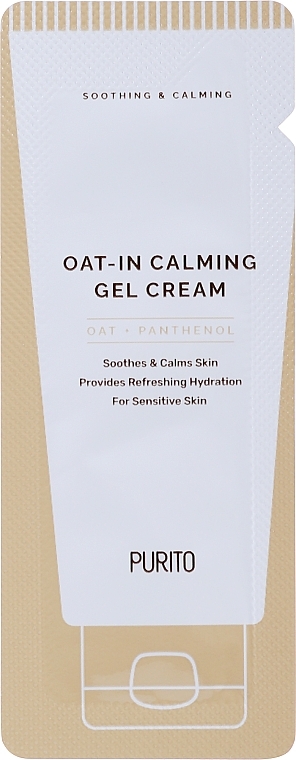 GIFT! Soothing Face Gel Cream with Oat Seed - Purito Oat-in Calming Gel Cream — photo N1