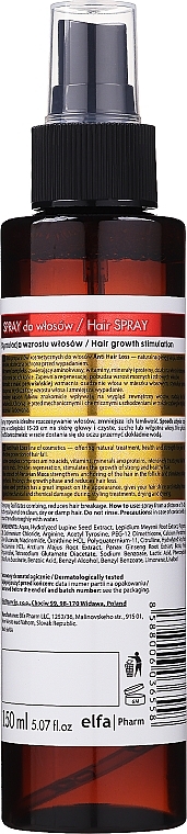 Weak & Loss-Prone Hair Spray - Dr. Sante Anti Hair Loss Spray — photo N3