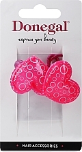 Fragrances, Perfumes, Cosmetics Hair Tie, FA-5659, pink hearts - Donegal