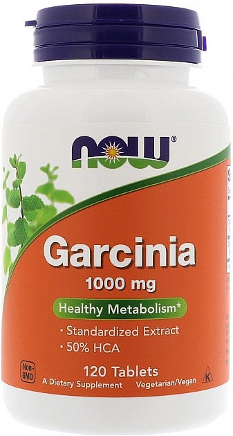 Garcinia, 1000mg, tablets - Now Foods Garcinia, 1000mg — photo N1